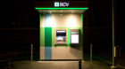 A freestanding cashpoint of the canton of Vaud's state bank, the Banque Cantonale Vaudoise BCV, pictured on December 8, 2008 