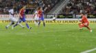 04.Aug.2012; Sitten; Fussball Super League - FC Sion - FC Basel;
Leo Itaperuna (Sion) erzielt das Tor zum  1 : 1
(Urs Lindt/f