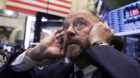 FILE - In this Thursday, Sept. 20, 2012 file photo, trader Frederick Reimer works on the floor of the New York Stock Exchange