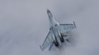 A Sukhoi Su-35 fighter aircraft takes part in a flying display, during the 50th Paris Air Show, at the Le Bourget airport nea