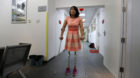 Qian Hongyan, 18, prepares for her new prosthesis at China Rehabilitation Centre in Beijing, September 4, 2013. Qian, who has