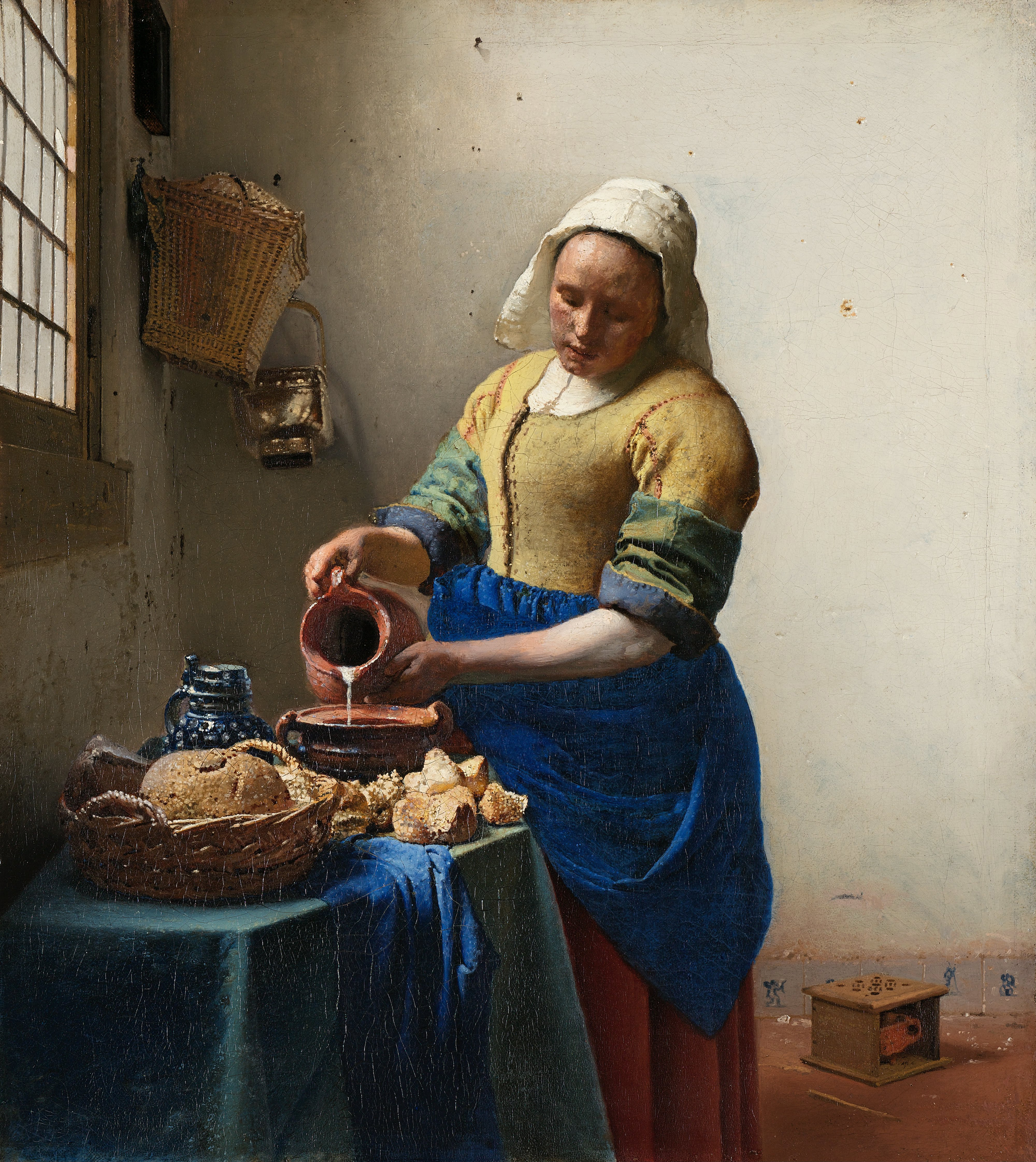 Jan Vermeer: «Dienstmagd mit Milchkrug».
