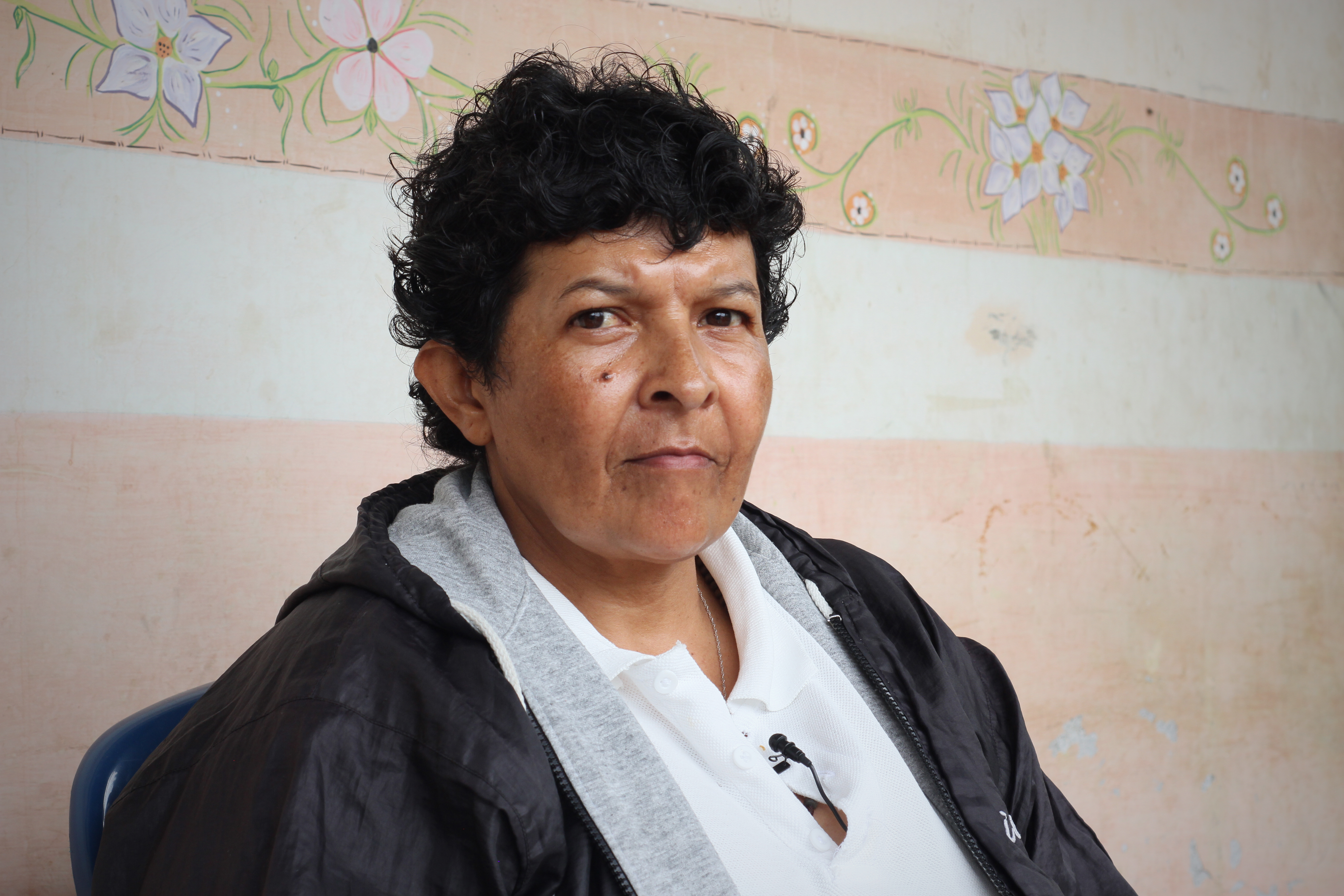 Orfa Rojas lebt am Rande Corintos. Die 45-jährige ist Kokabauerin und Präsidentin des Bauernverbandes Zonas de Reserva Campesina del Cauca. (Bild: Oliver Schmieg)