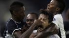 Qatar's Al-Sadd players celebrate after scoring a goal against UAE's Al-Ahli during their AFC Championship League soccer matc