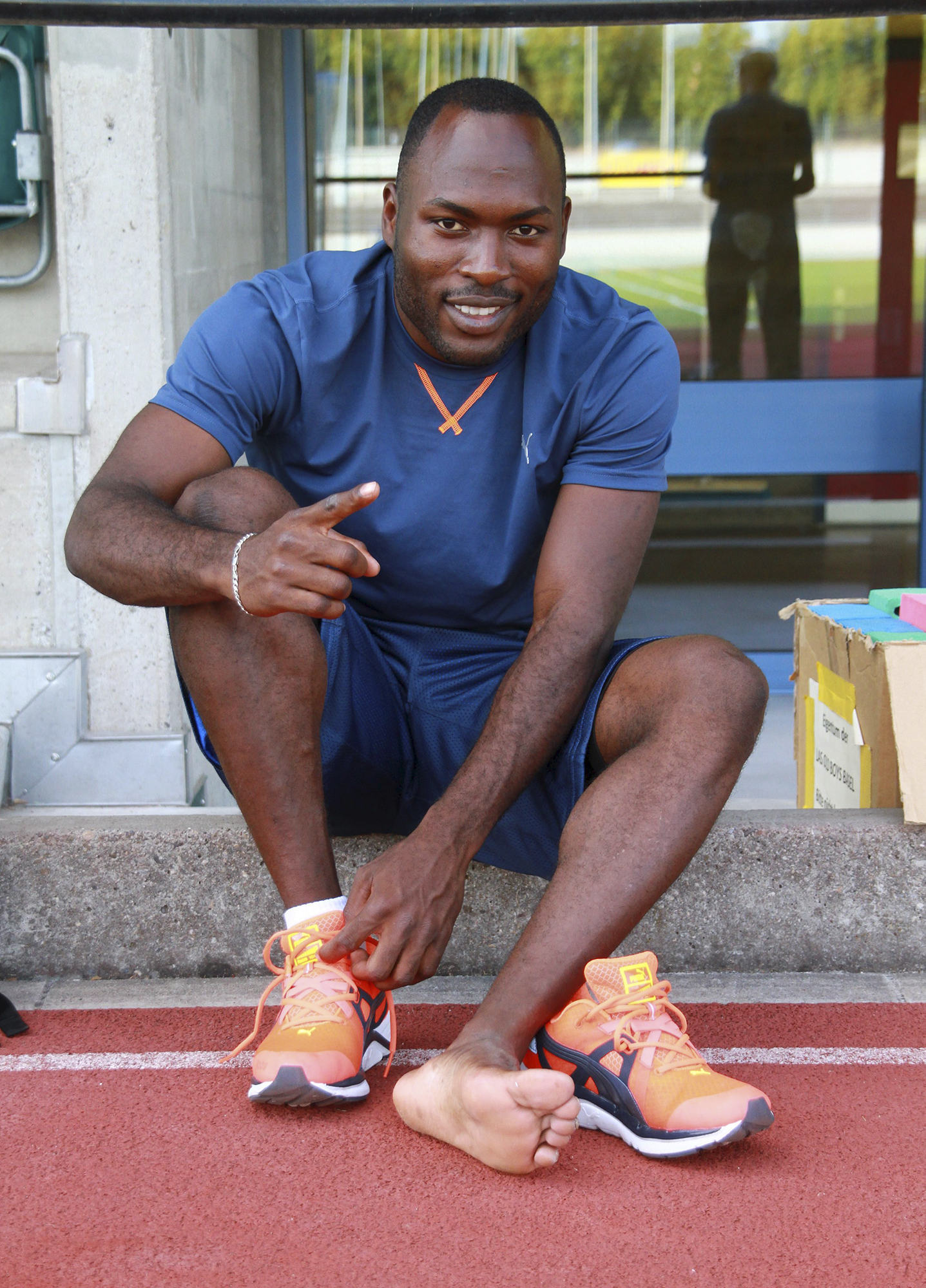 Was kann er an der EM in Zürich aus der Wundertüte zaubern? Alex Wilson, Sprinter von Old Boys Basel.