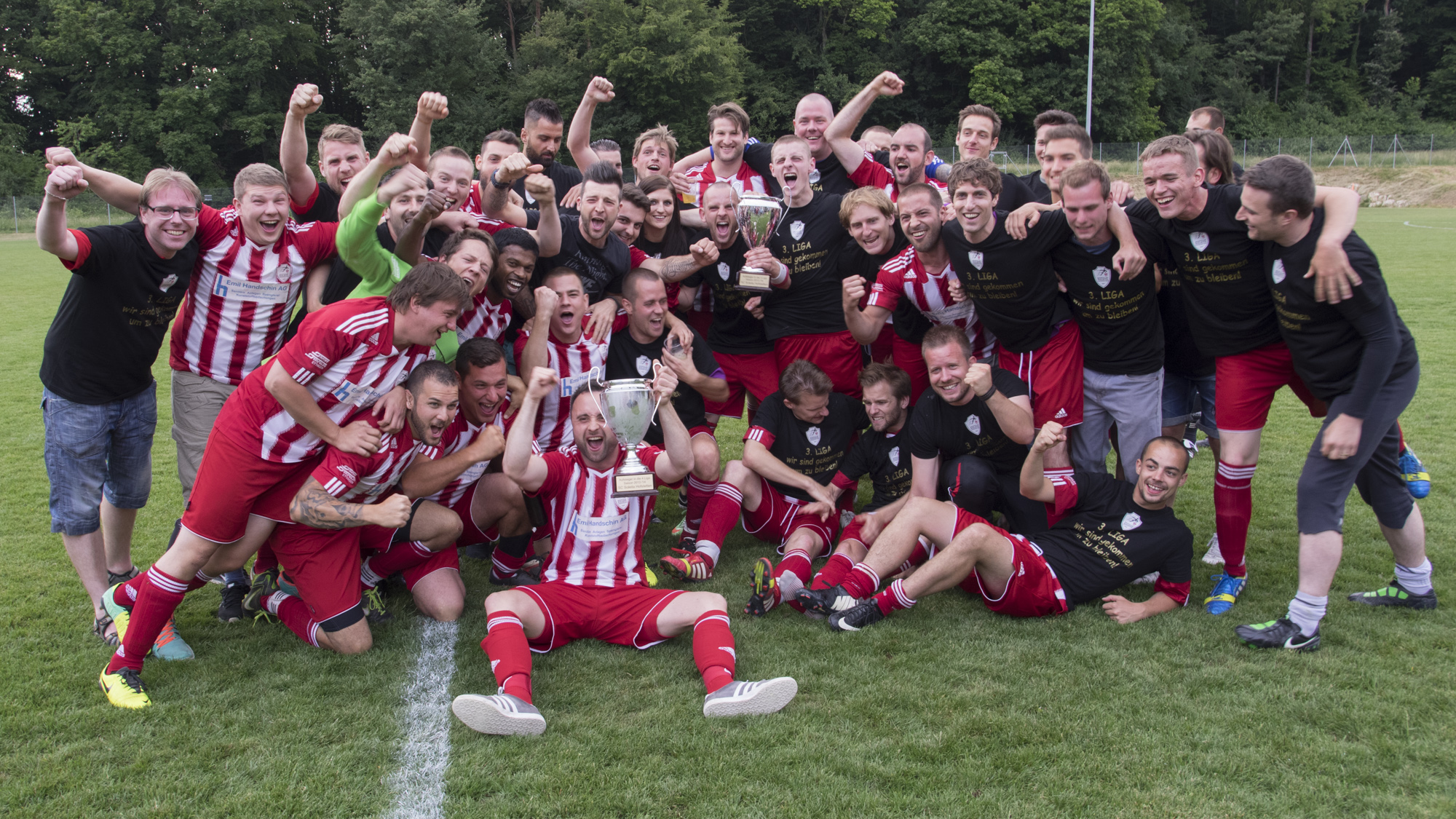 Die Aufstiegsmannschaft des SC Soleita, die 2014 den Sprung in die 3. Liga schaffte.