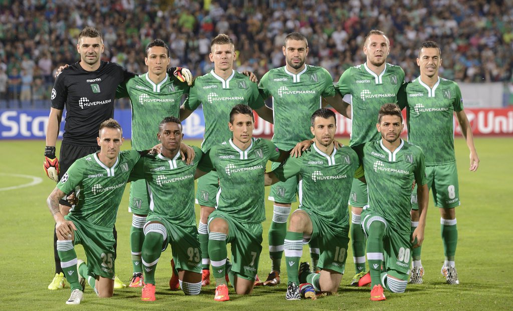 Ludogorets Razgrad, drei Mal bulgarischer Meister in Serie.