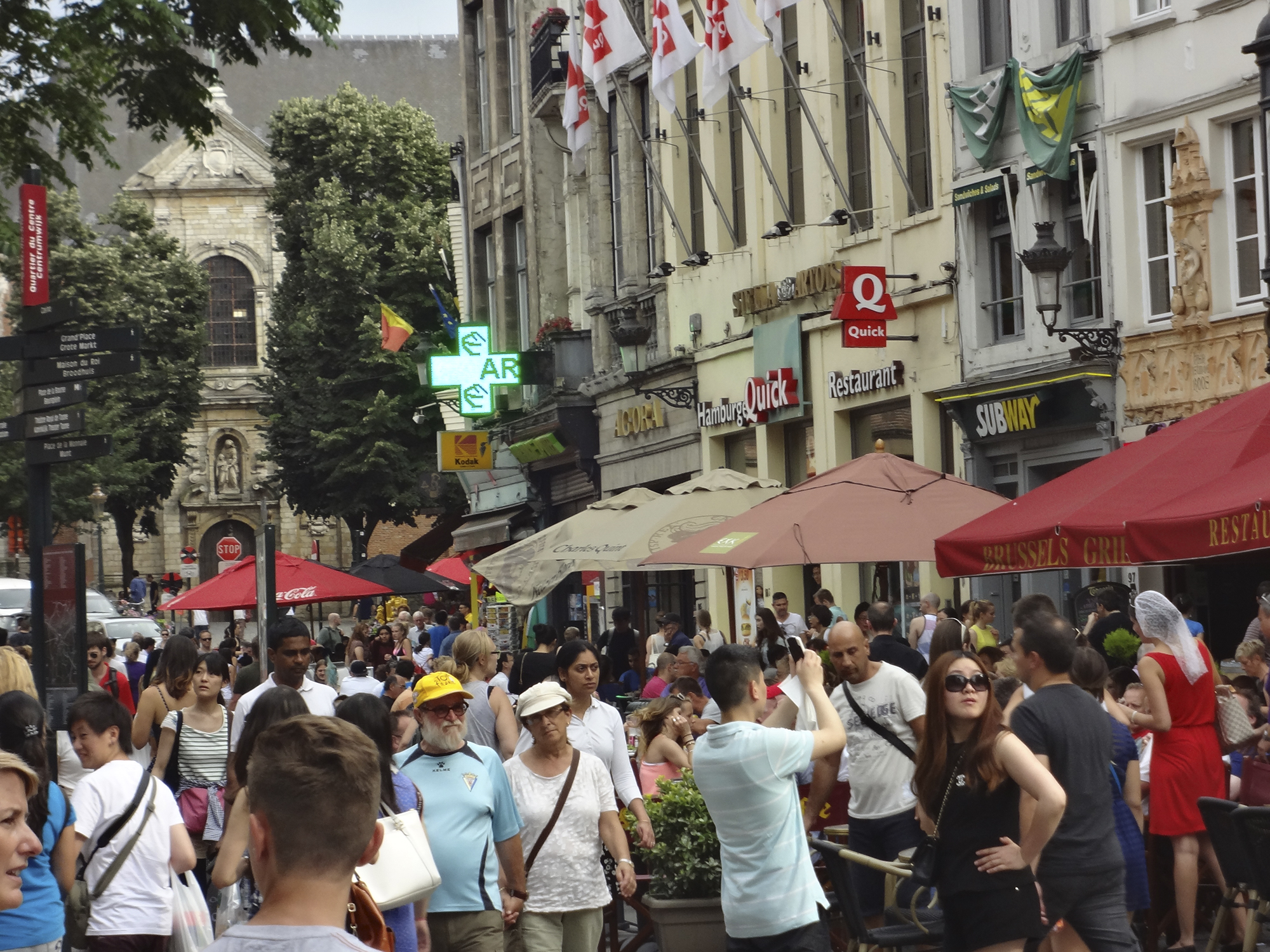 Die Einkaufspassage der St-Hubertus-Galerijen.