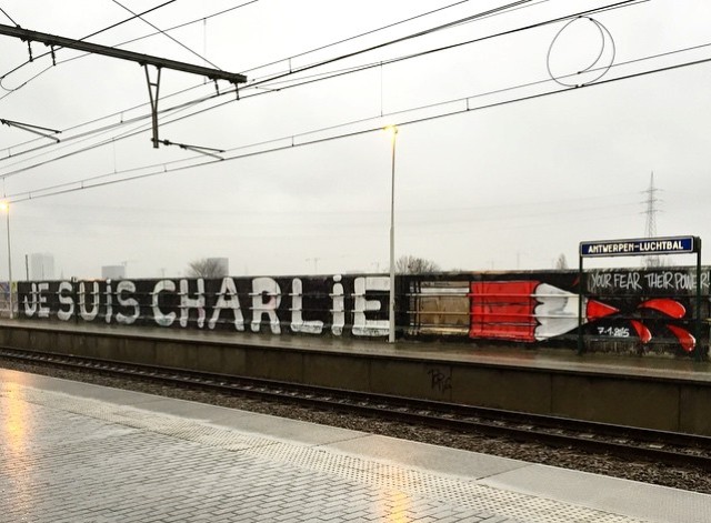 Graffiti in Antwerpen.