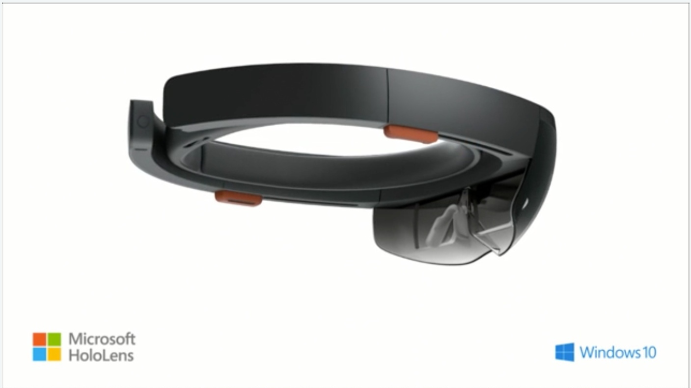 Stellte das neue Betriebssystem Windows 10 locker in den Schatten: die neue Brille HoloLens.