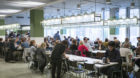 The canteen at Zurich University of the Arts ZHdK at the Toni-Areal Campus in Zurich, Switzerland, pictured on December 12, 2