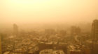 Cairo is seen during a sandstorm, in this general view taken February 11, 2015. REUTERS/Asmaa Waguih  (EGYPT - Tags: ENVIRONM