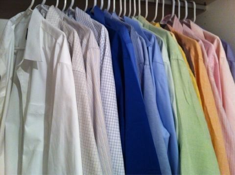 Color sorted ironed shirts still feels like angels singing inside me.