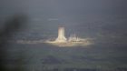 A general view shows a thermal power station that provides most of northern Syria with electricity, where Free Syrian Army fi