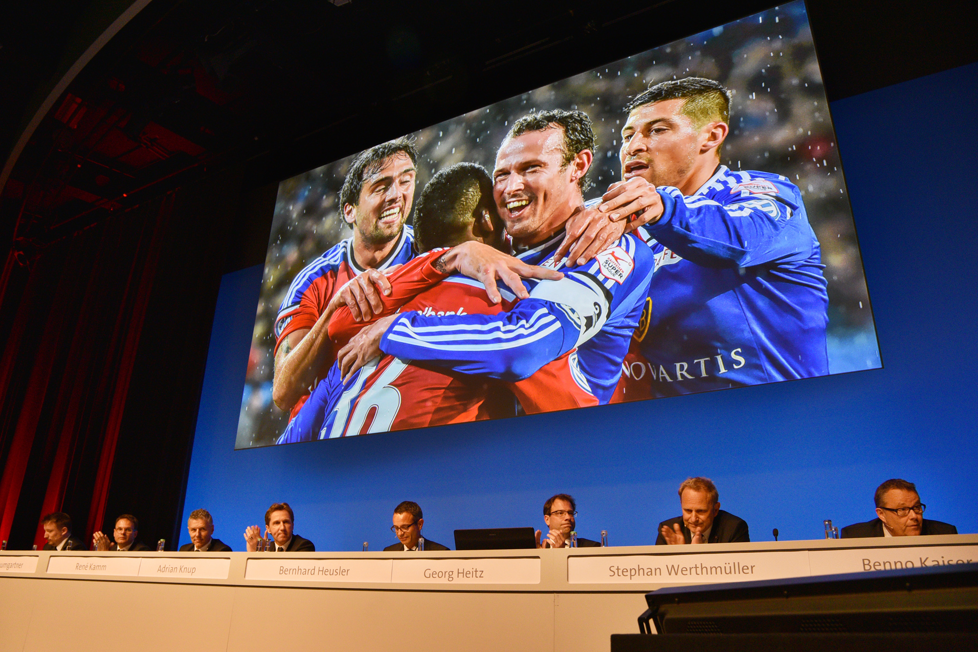 121. Generalversammlung des FC Basel am 27. April 2015 im Congress Center Basel.