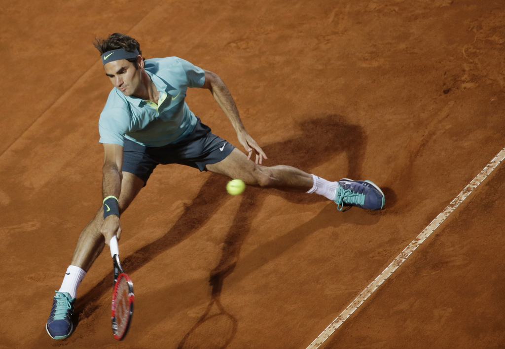 Das Spiel war für Roger Federer ein gelungener Gang ins Final des Masters-1000-Turniers in Rom; ein Titel, der ihm in der glanzvollen Sammlung übrigens noch fehlt.