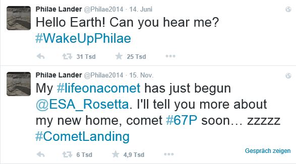 Nach fast genau sieben Monaten meldete sich am 14. Juni der Kometenlander Philae zurück.
