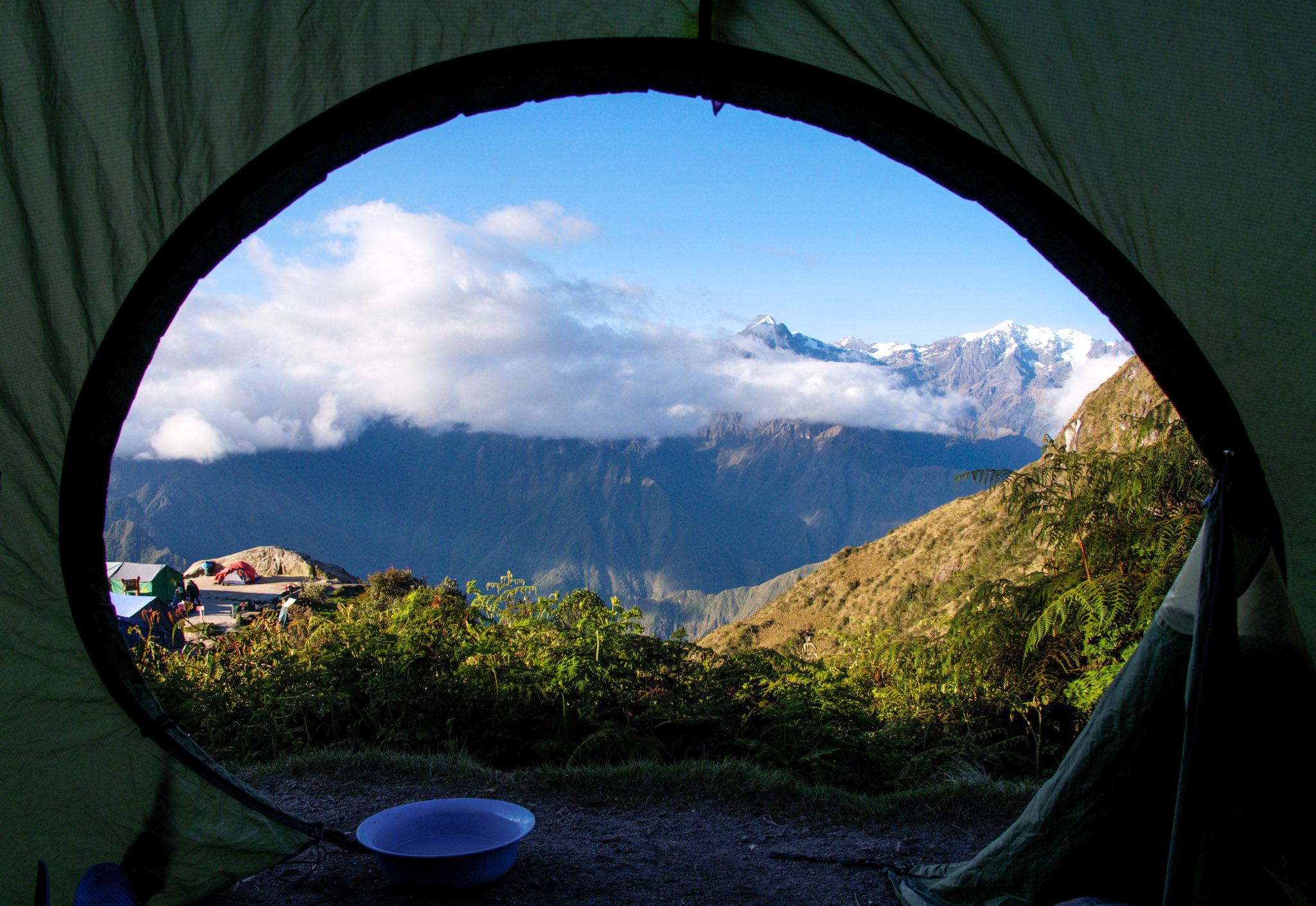Unter #tentporn sammelt sich im Netz, was Camper so fotografieren. Diese Zeltaussicht stammt nach Angabe der Autoren aus Phuyupatamarca, Peru.