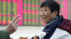 Chinesische Händler an der Börse in Shanghai: Nach zuletzt starken Kursverlusten haben die Börsianer wieder Grund zum Lach
