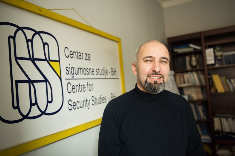 Armin Krzalic, Direktor des Centre for Securtiy Studies in Sarajevo
