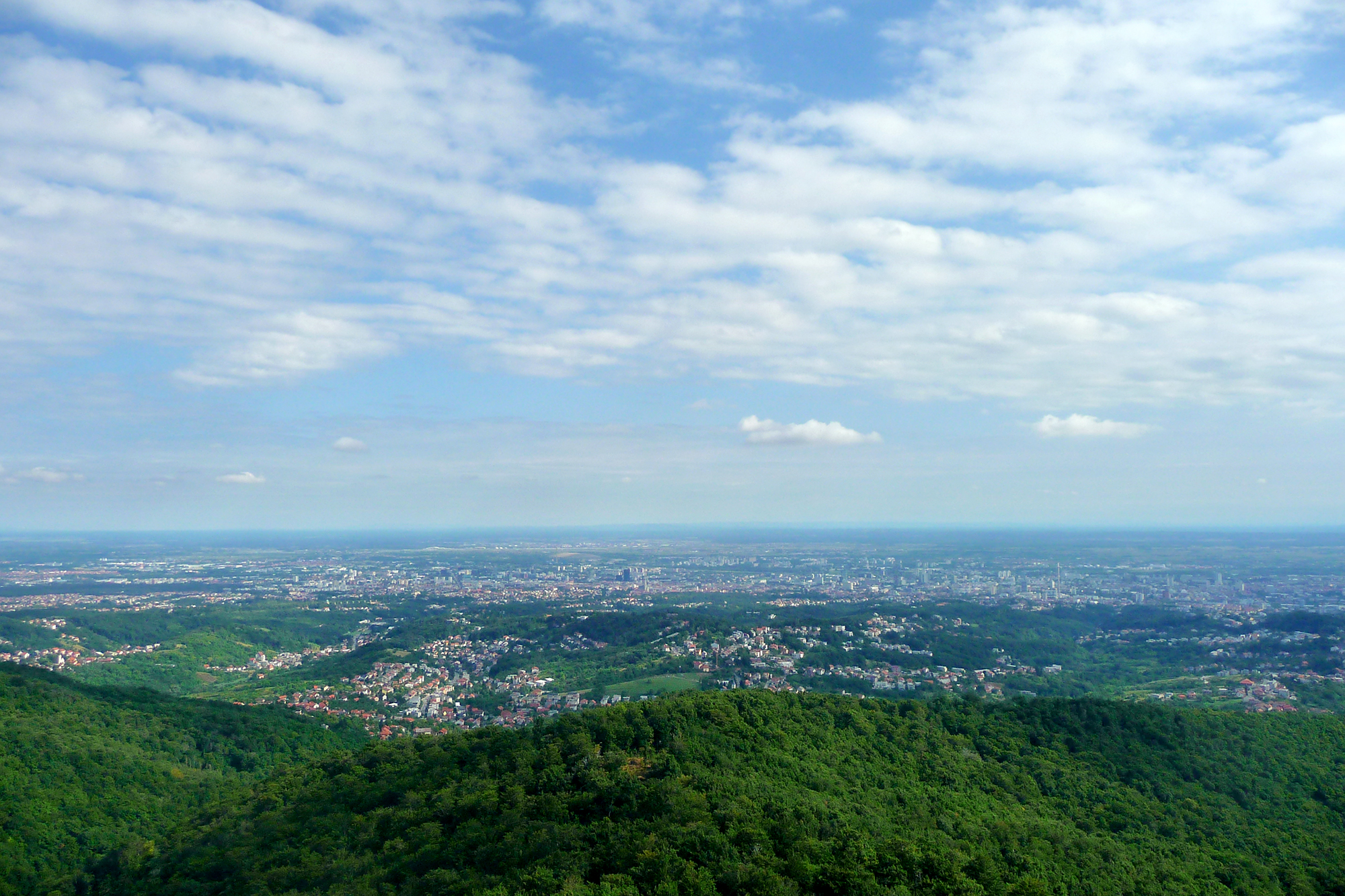 Der Ausblick von der Burg Medvedgrad reicht nicht nur über Zagreb, sondern noch viel weiter.