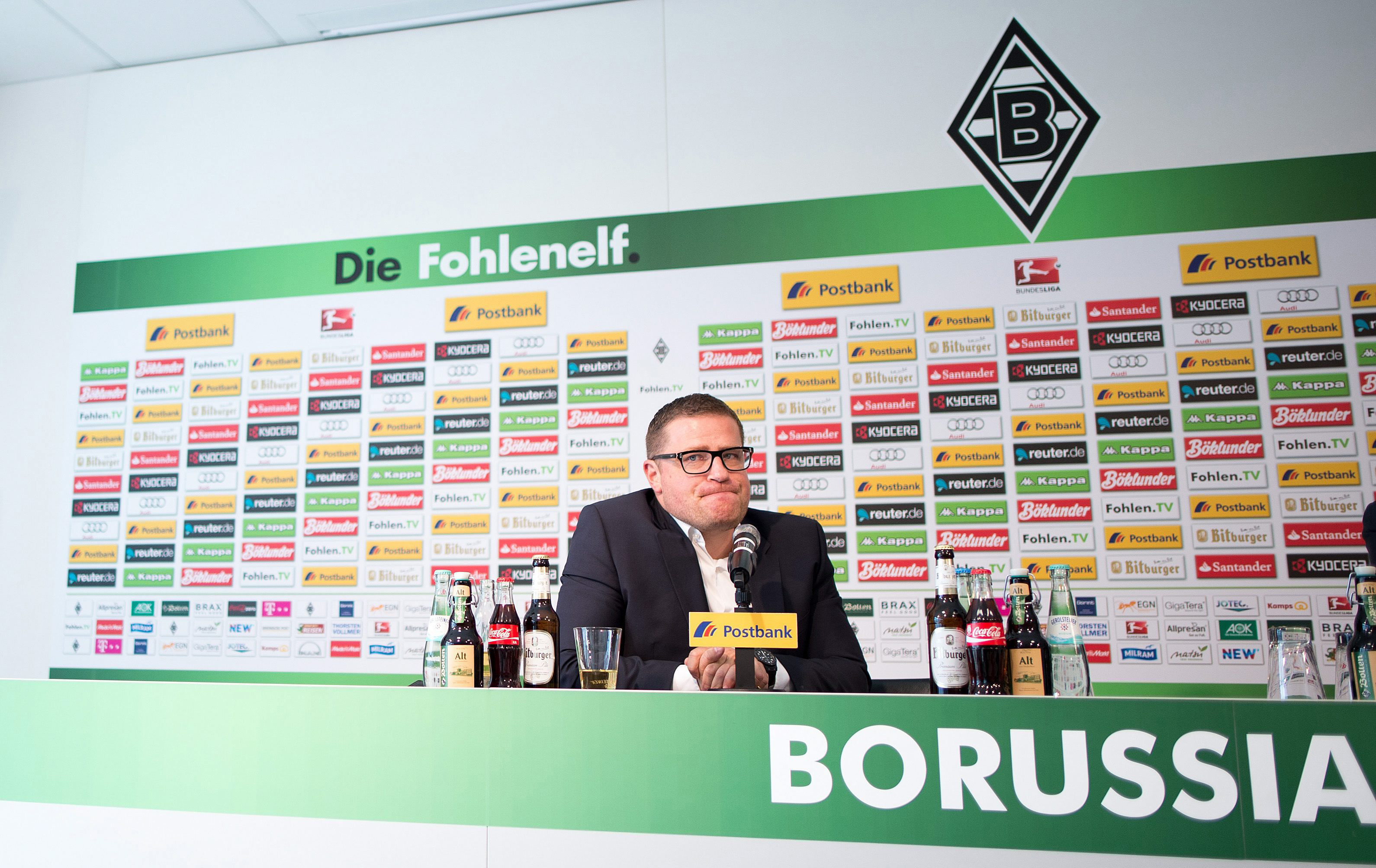 Überzeugt, dass Favre der richtige Trainer für seinen Verein ist, aber ohne Chance ihn zu halten: Max Eberl, Sportdirektor von Borussia Mönchengladbach.