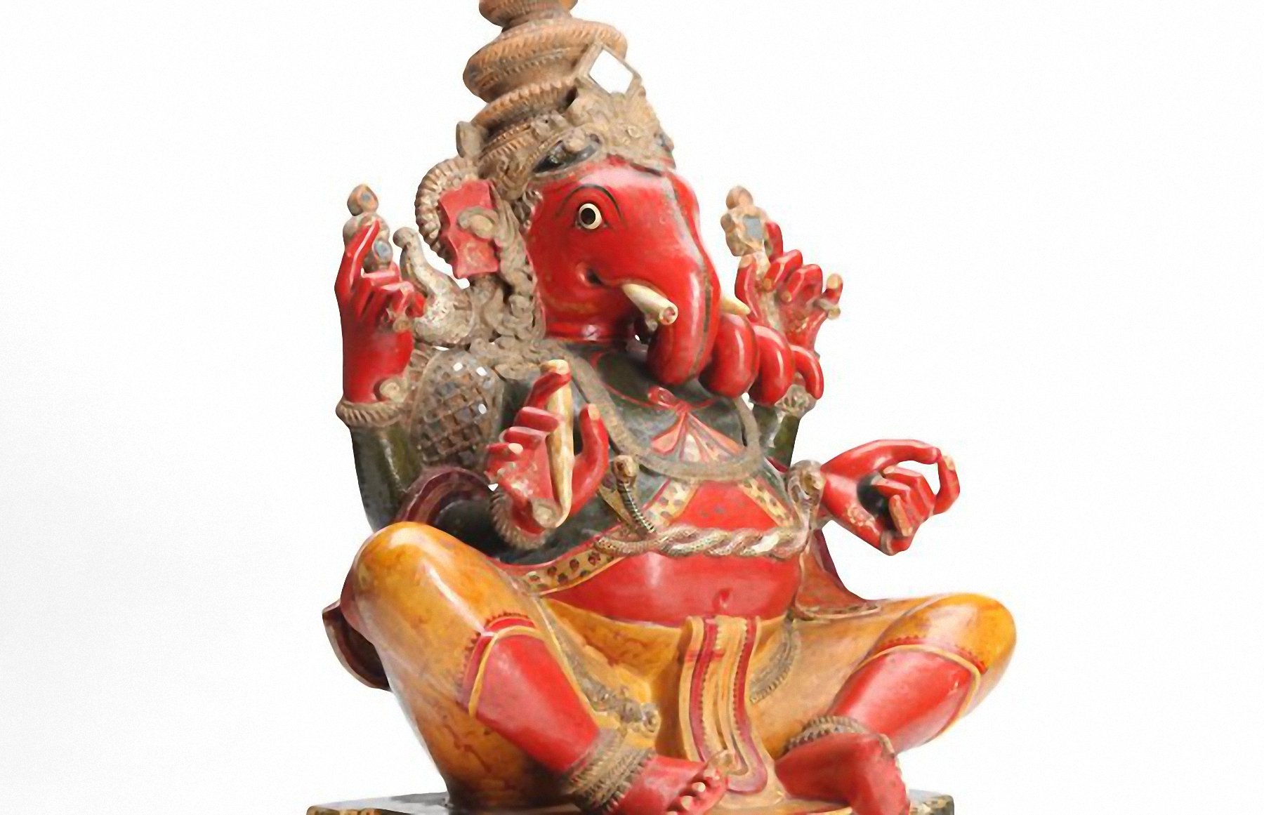 «Star der Sammlung» der Basler Mission, die das Museum der Kulturen als Schenkung entgegennehmen konnte: eine Ganesha-Figur aus Südindien.