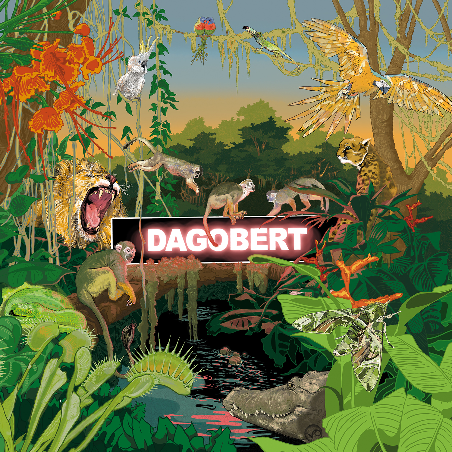 Cover von Dagoberts zweiter Platte «Afrika».