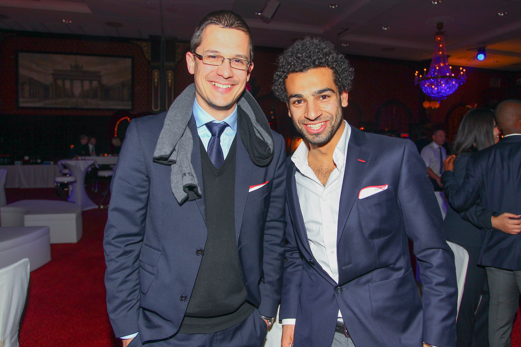Pascal Naef und Mohamed Salah, FCB Weihnachtsanlass, im Europa-Park in Rust, am 03.12.2012