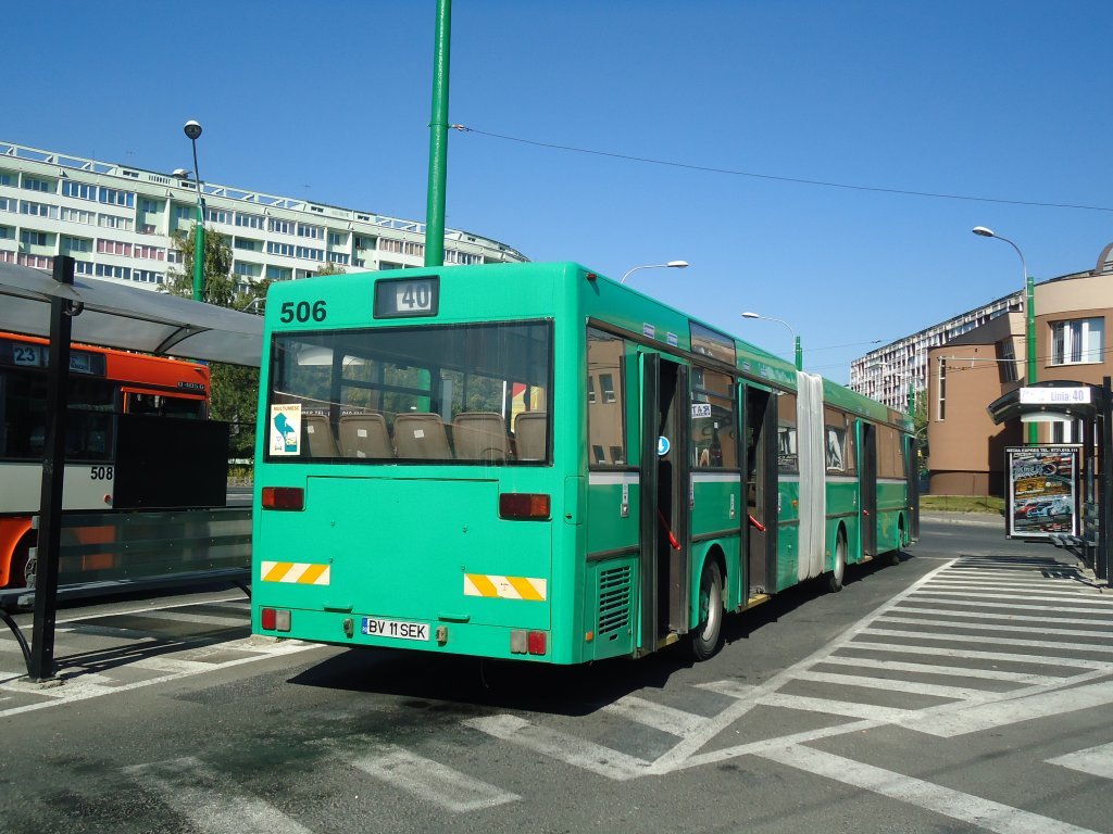 In Basel ausrangiert, in Rumänien noch immer unterwegs: ein BVB-Bus in Brasov.