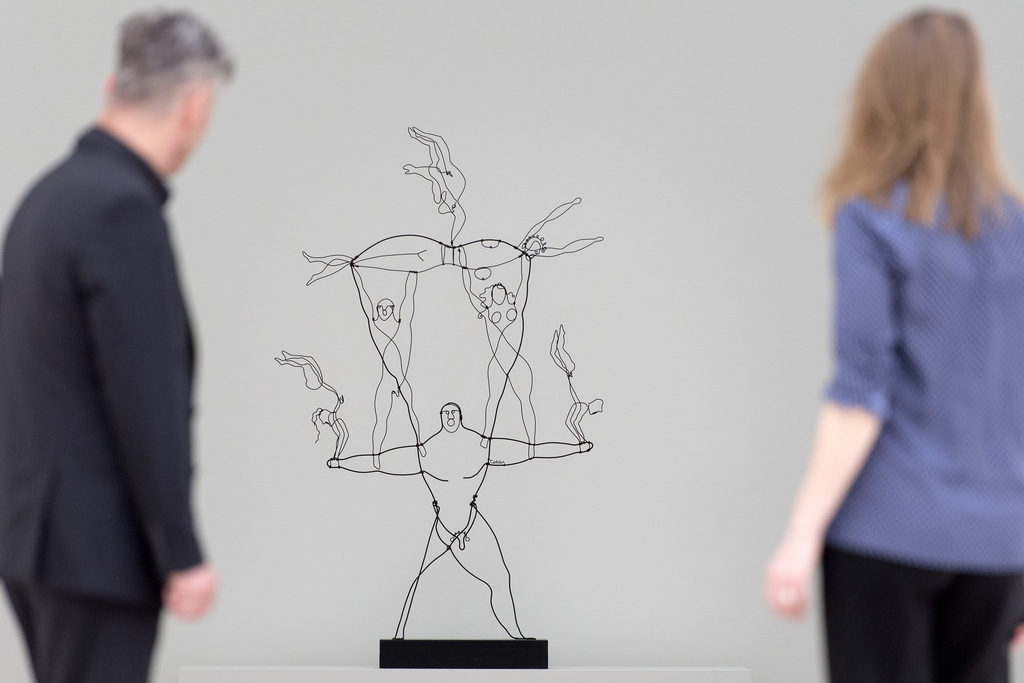 «The Brass Family» von Alexander Calder: Zirkusartisten in Balance.