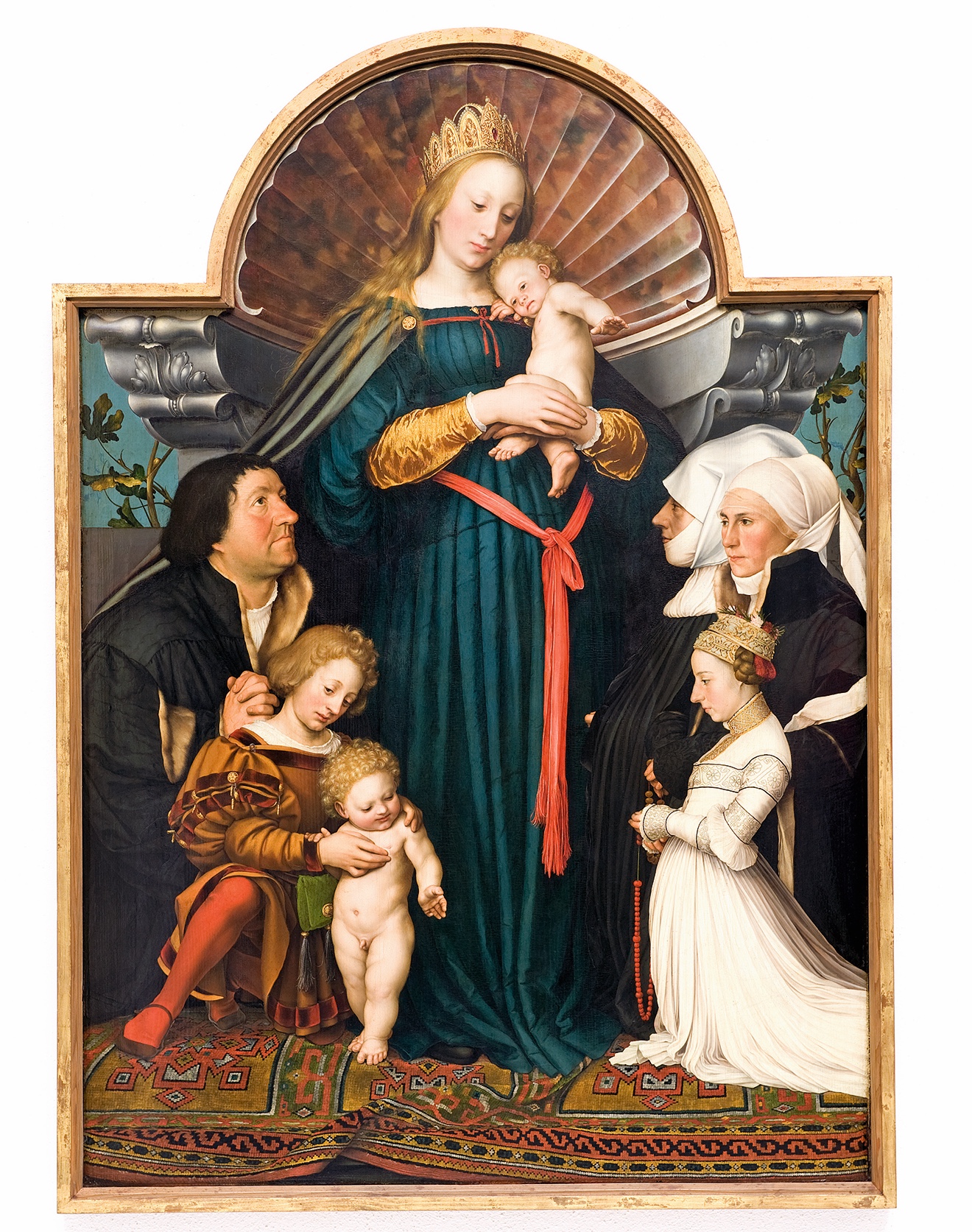Holbeins berühmte Basler Madonna aus Deutschland hat in Zürich Halt gemacht.