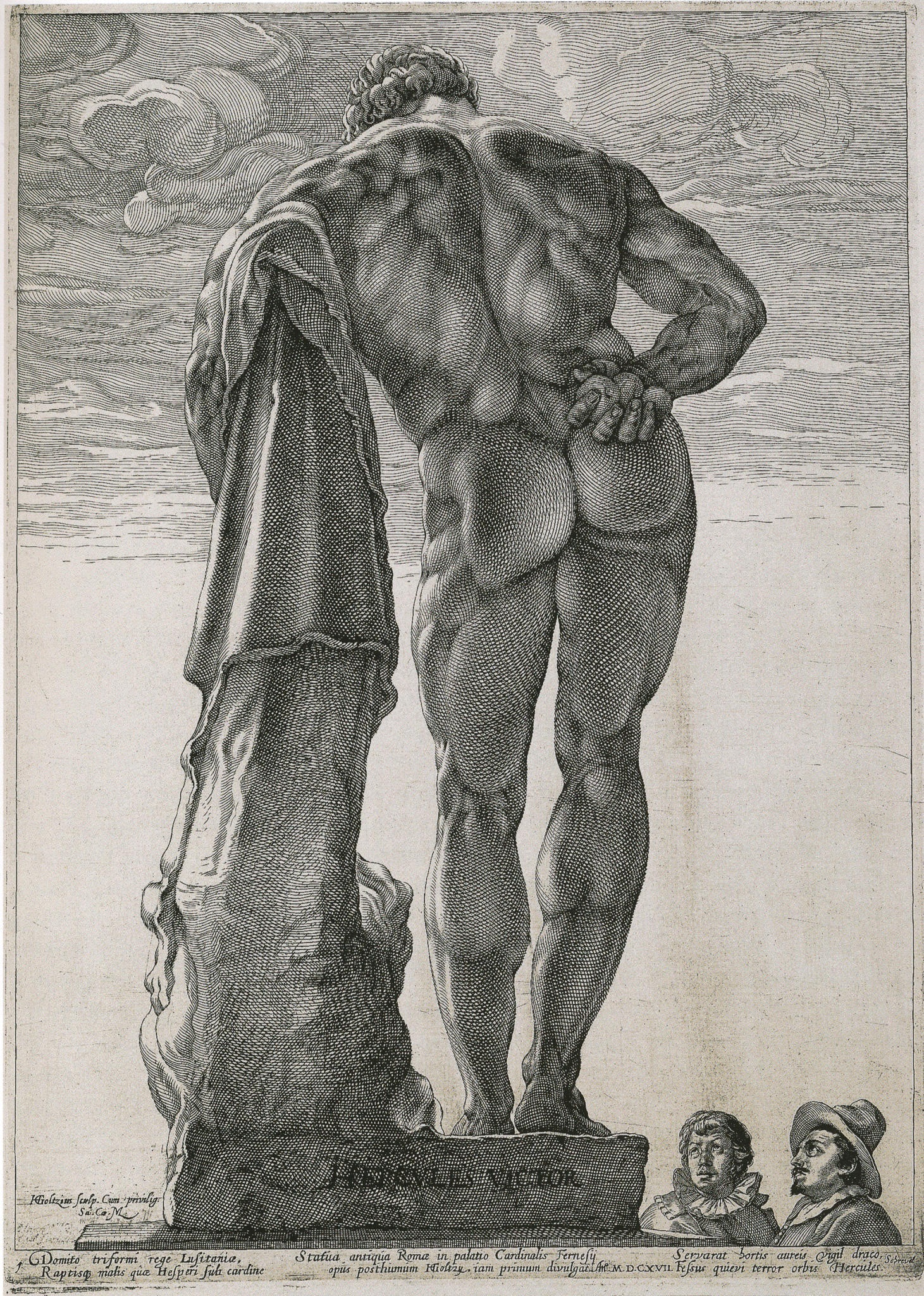 Goltzius' «Herkules Farnese», das Muskelpaket.
