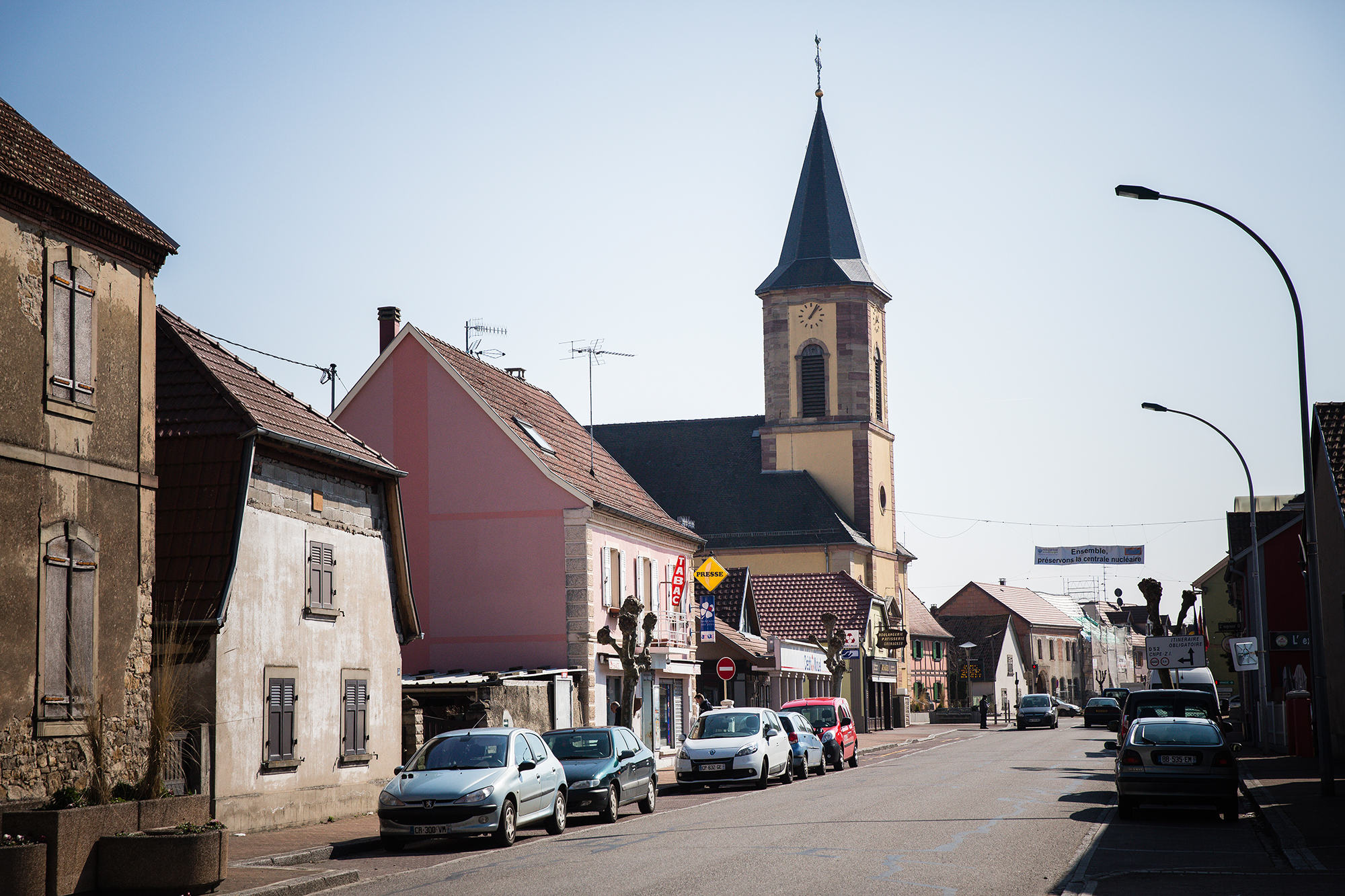 Das Dorf Fessenheim lebt zu einem grossen Teil vom AKW.