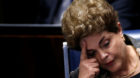 Brazil's suspended President Dilma Rousseff attends the final session of debate and voting on Rousseff's impeachment trial in