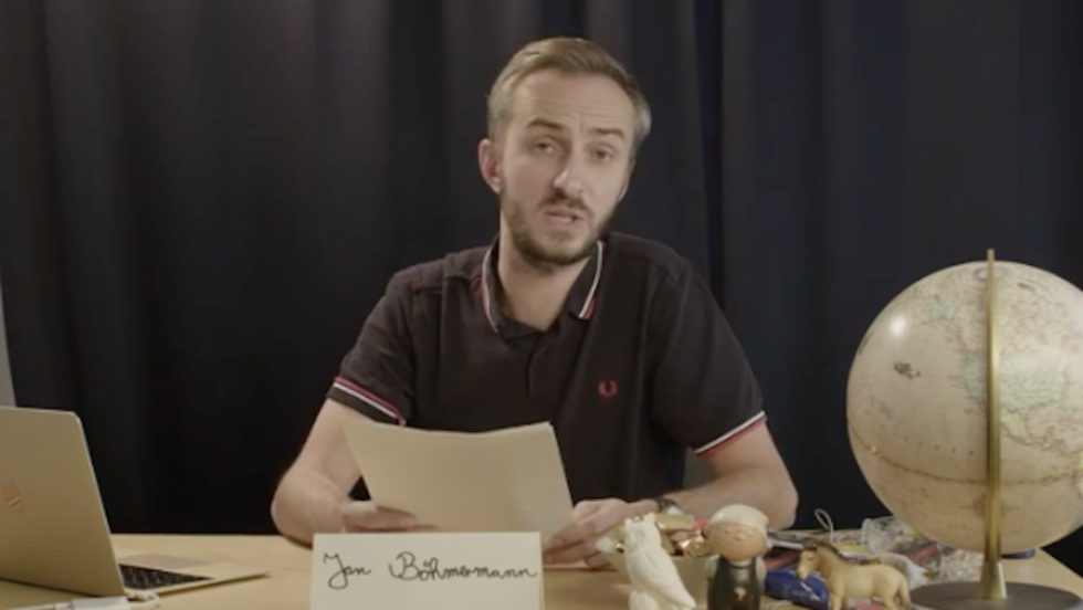 Böhmermann Stellungnahme Böhmermann Stellungnahme