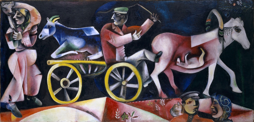 Marc Chagall: «Le marché de bestiaux».