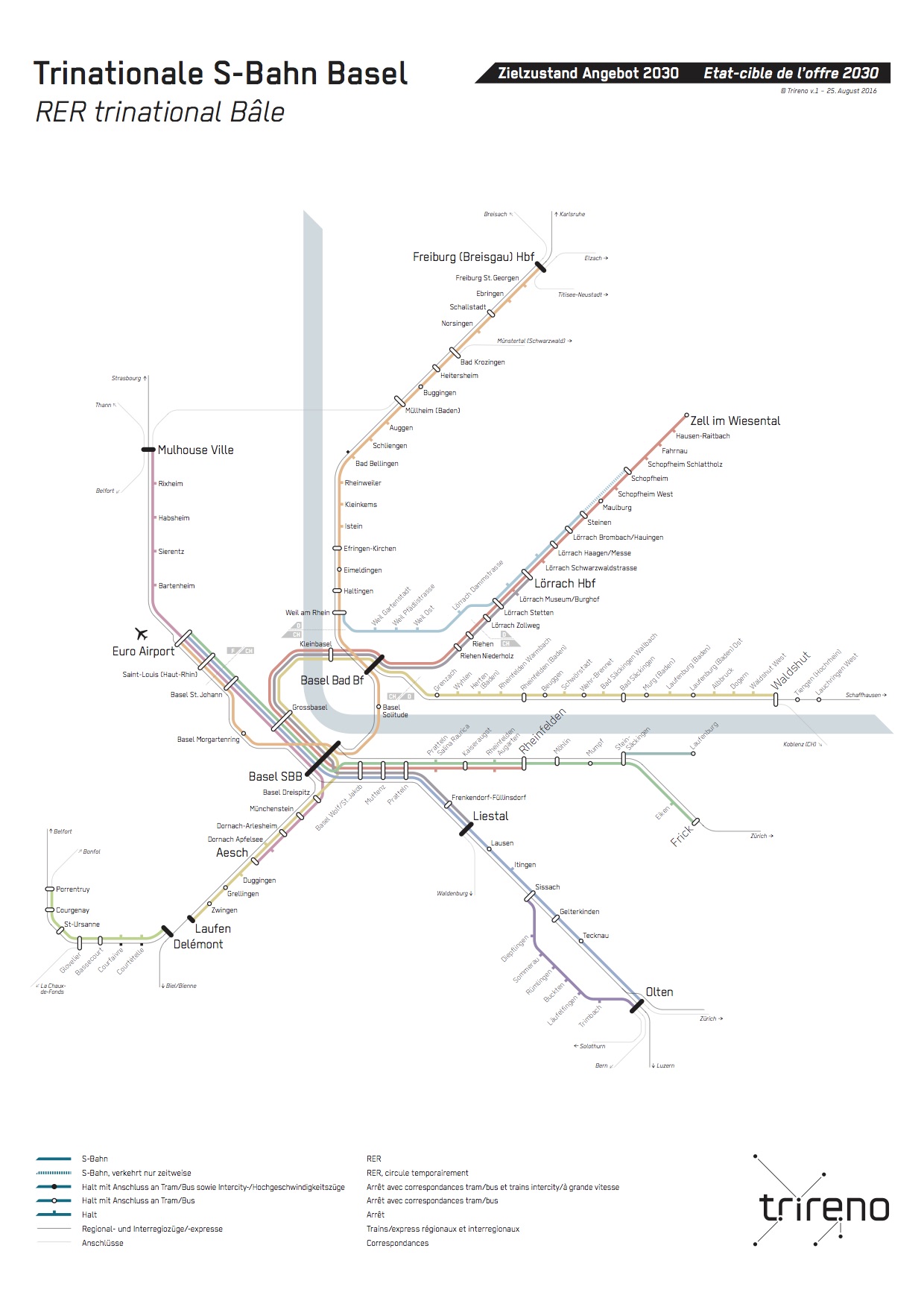 Angepeilter Linienplan der Regio-S-Bahn.