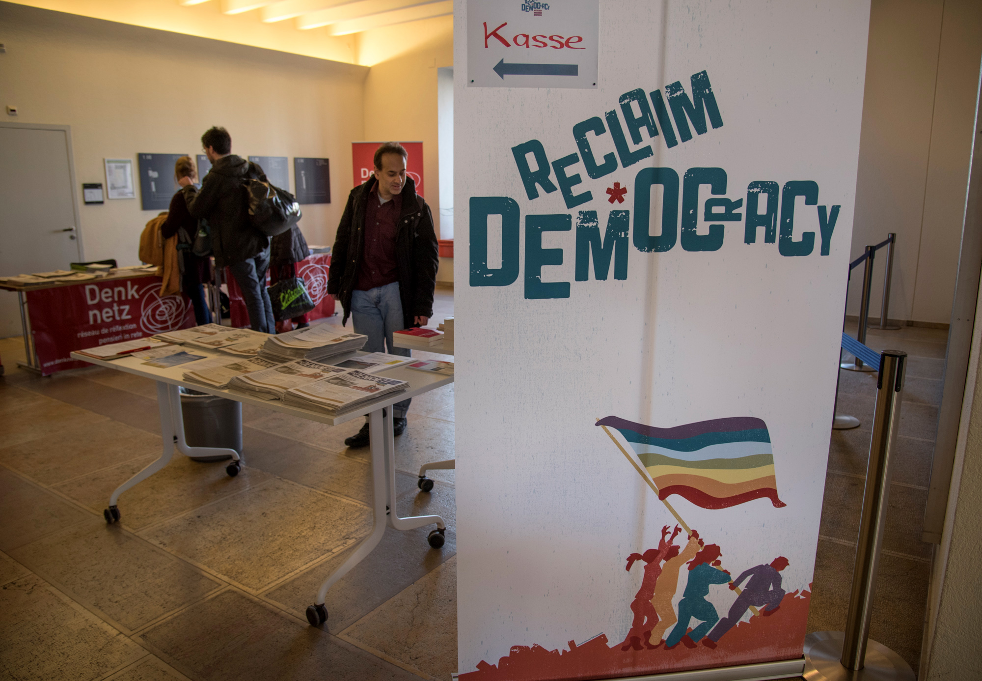 Während drei Tagen stand die Uni Basel ganz im Zeichen der Demokratie: Vom 2. bis zum 4. Februar fand der Kongress «Reclaim Democracy» statt. 
