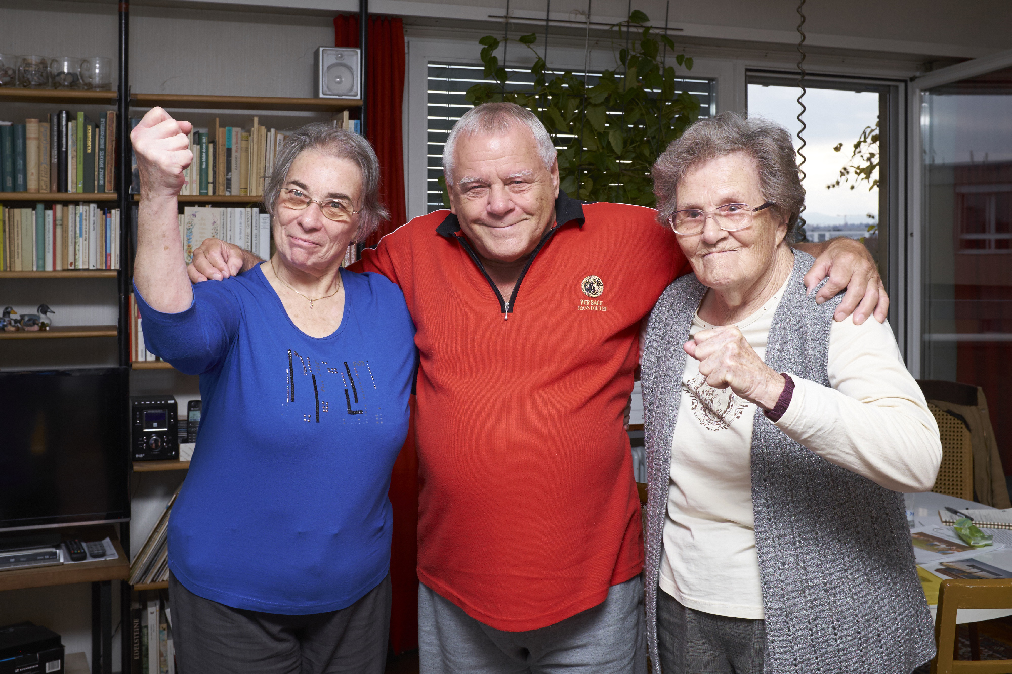 Auf Krawall gebürstet: Eliette Pillonel, Urs Wiget und Margrit Benninger kämpfen um ihre Wohnungen an der Mülhauserstrasse, in denen sie seit 48 Jahren leben.