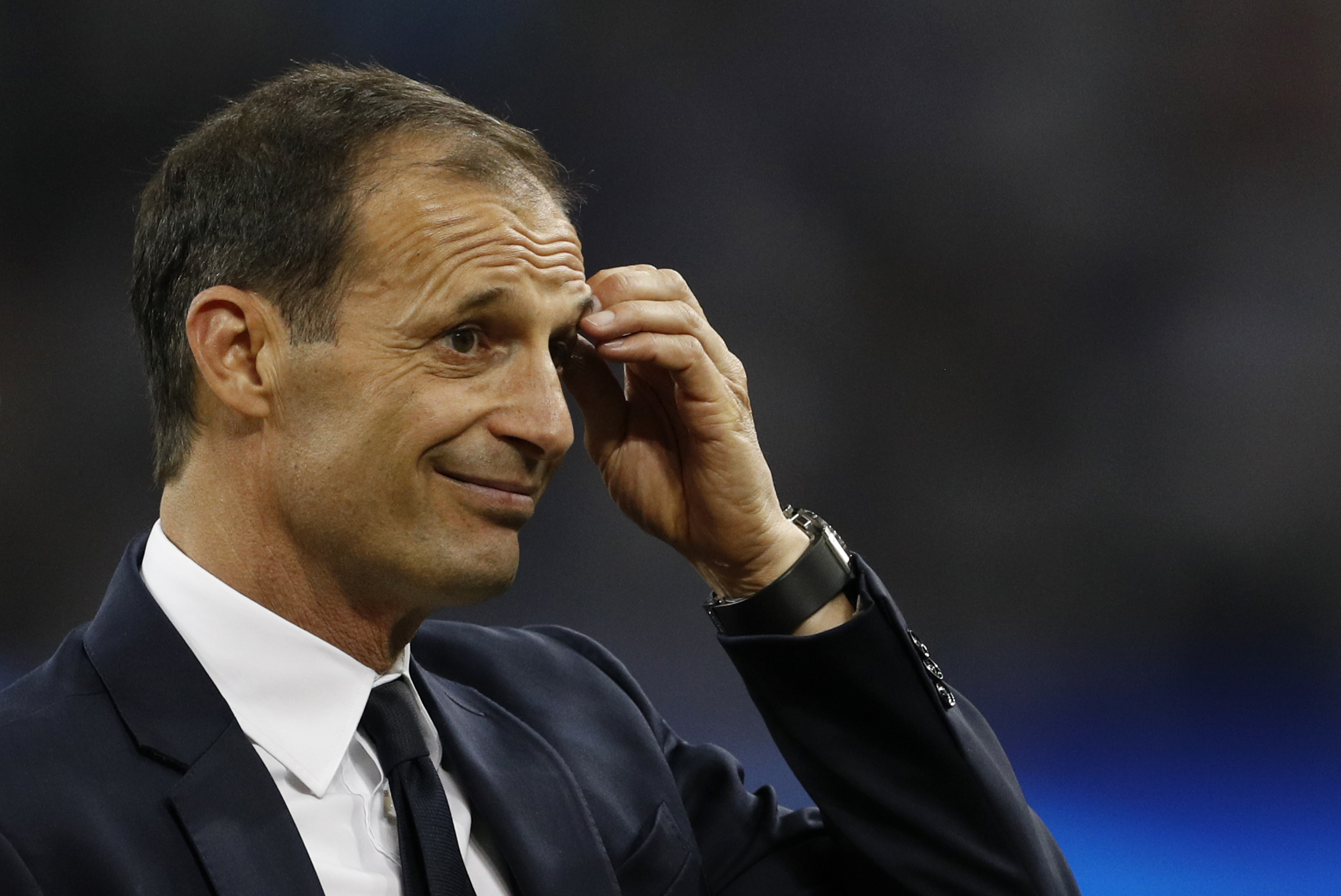 Britain Soccer Football - Juventus v Real Madrid - UEFA Champions League Final - The National Stadium of Wales, Cardiff - June 3, 2017 Juventus coach Massimiliano Allegri after the match Reuters / John Sibley Livepic