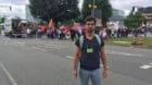 Pascal Ronc von den Demokratischen Juristen Schweiz ist als Beobachter der Kundgebungen rund um den G20-Gipfel in Hamburg.