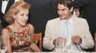 Anne Sophie Mutter mit Roger Federer  Empfang zu Ehren von Roger-Federer und Enth¸llung seiner Ehrentafel von dem Hotel Bas