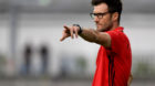 Basel's Trainer Raphael Wicky during the 16th final soccer match of the Swiss Cup between FC Chiasso and FC Basel 1893, on Su