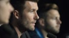 Basel's head coach Raphael Wicky speaks during a press conference the day before the UEFA Champions League Group stage Group 