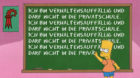 Müsste im Baselbiet in den Regelunterricht: der notorische Querulant Bart Simpson. 