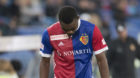 Basels Geoffroy Serey Die, verletzt, im Fussball Meisterschaftsspiel der Super League zwischen dem FC Basel 1893 und dem FC L