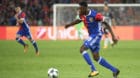 Basel's Dimitri Oberlin in action during an UEFA Champions League Group stage Group A matchday 2 soccer match between Switzer