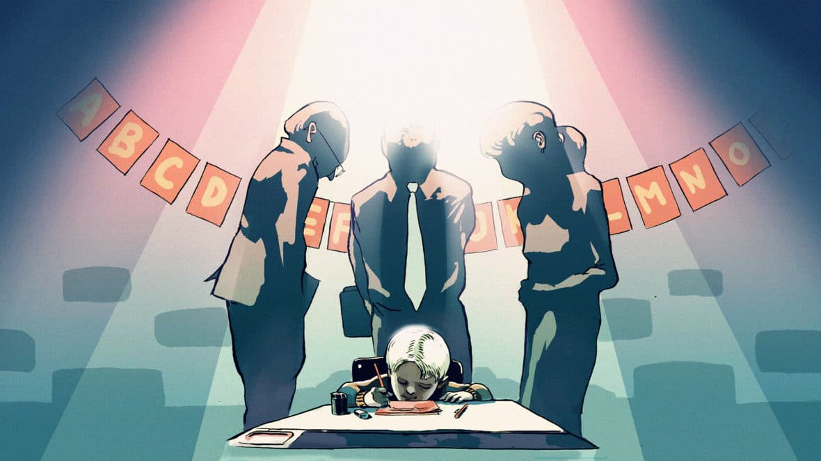 «Ich habe Kinder traumatisiert»: So war das Podium zum Dauerdruck an Basler Schulen class=