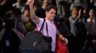 Tennis - ATP World Tour Finals - The O2 Arena, London, Britain - November 18, 2017   Switzerland's Roger Federer salutes the 